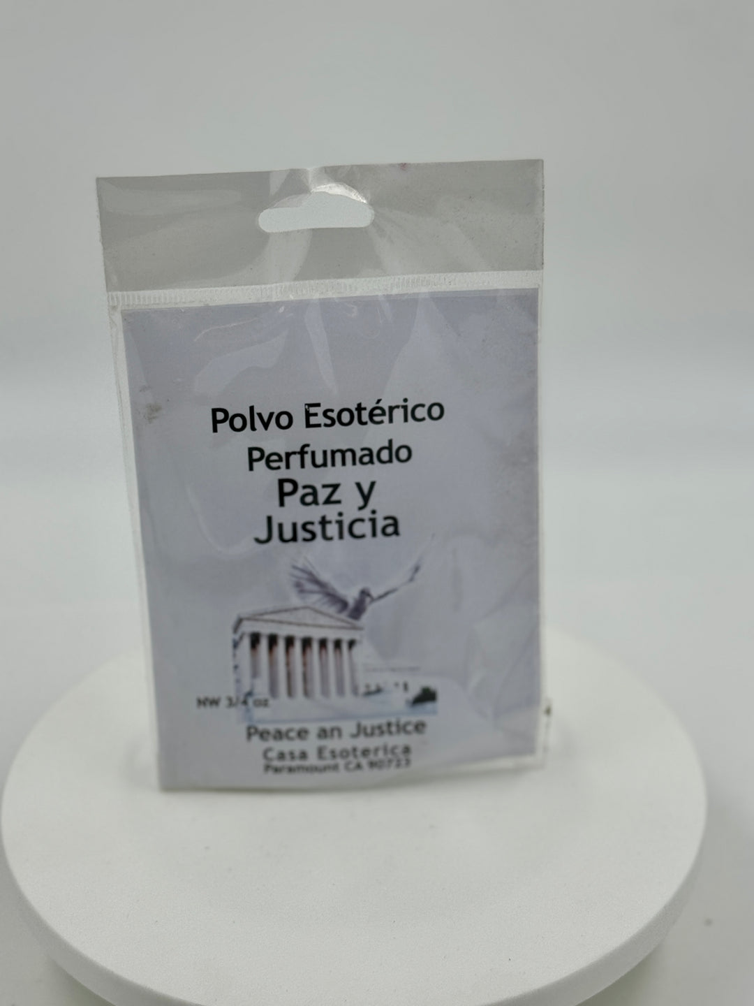 PEACE AND JUSTICE (PAZ Y JUZTICIA) -POWDER/POLVO