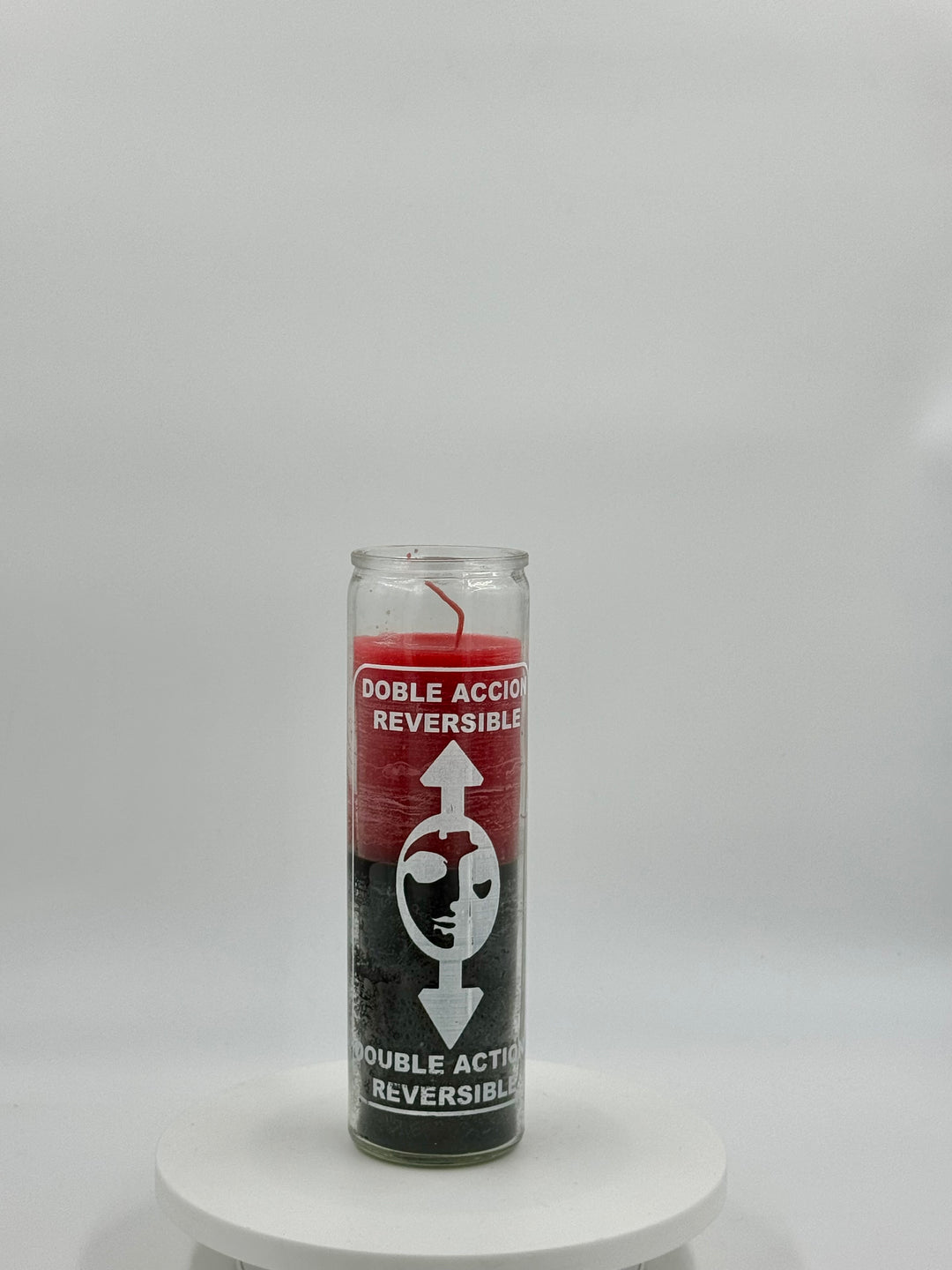 DOUBLE ACTION REVERSIBLE (DOBLE ACCION REVERSIBLE) RED, BLACK -Candle/Vela