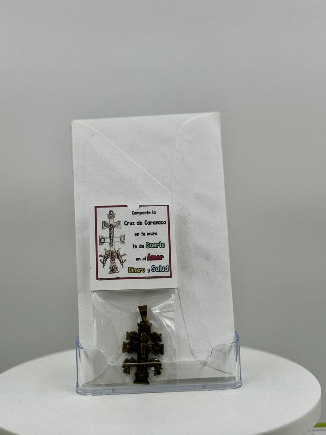 CROSS OF CARAVACA (CRUZ DE CARAVACA - SUERTE, AMOR, DINERO, SALUD) -Amulet/Amuleto