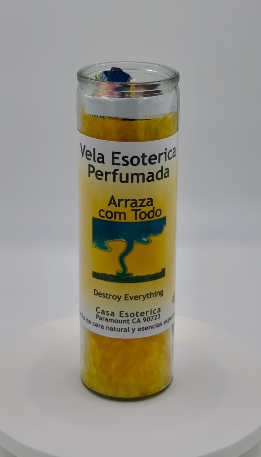DESTROYE EVERYTHING (ARRAZA CON TODO) -Palm Wax Candle/Vela