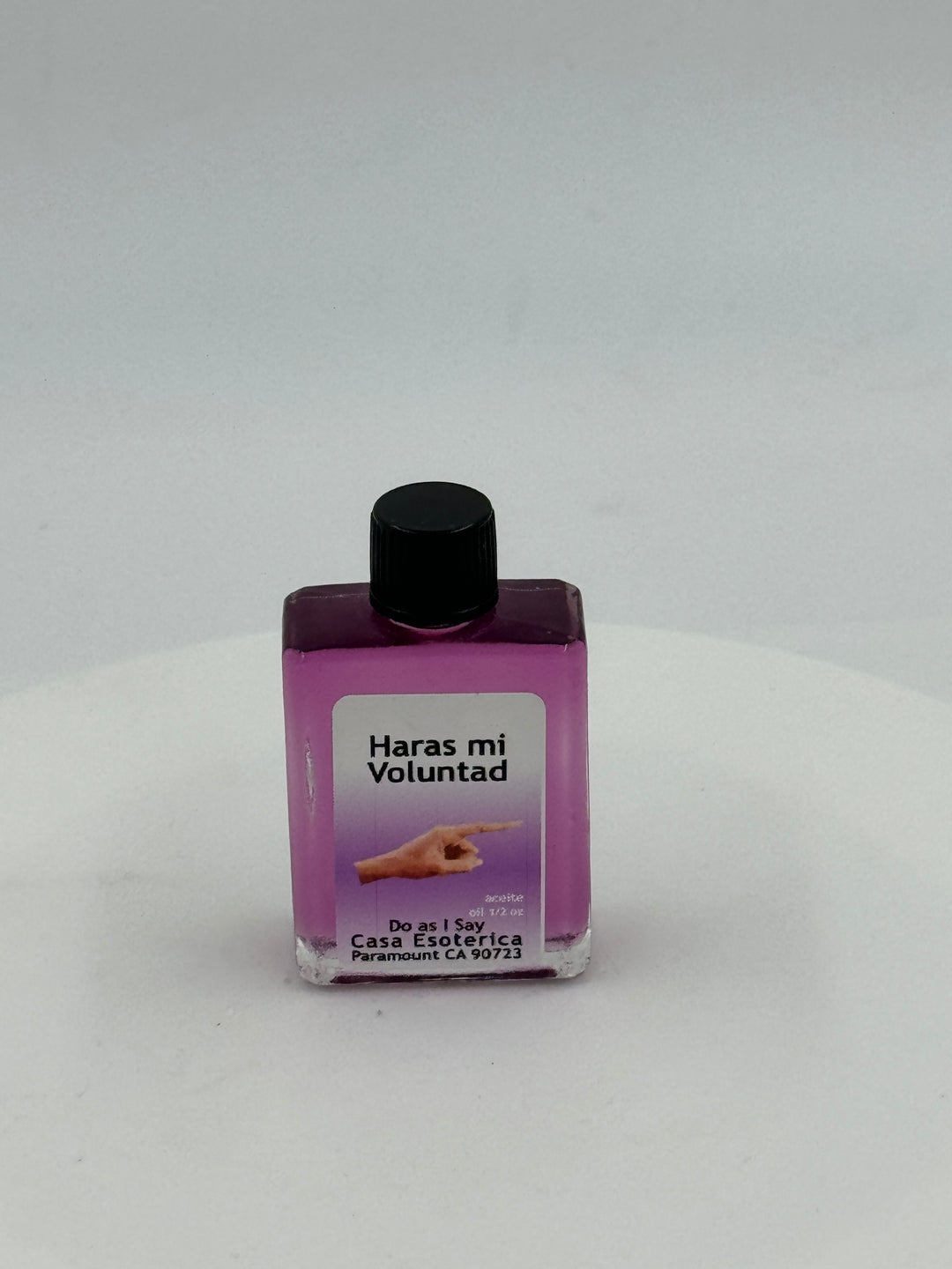DO AS I SAY (HARAS MI VOLUNTAD ) -Oil/Aceite