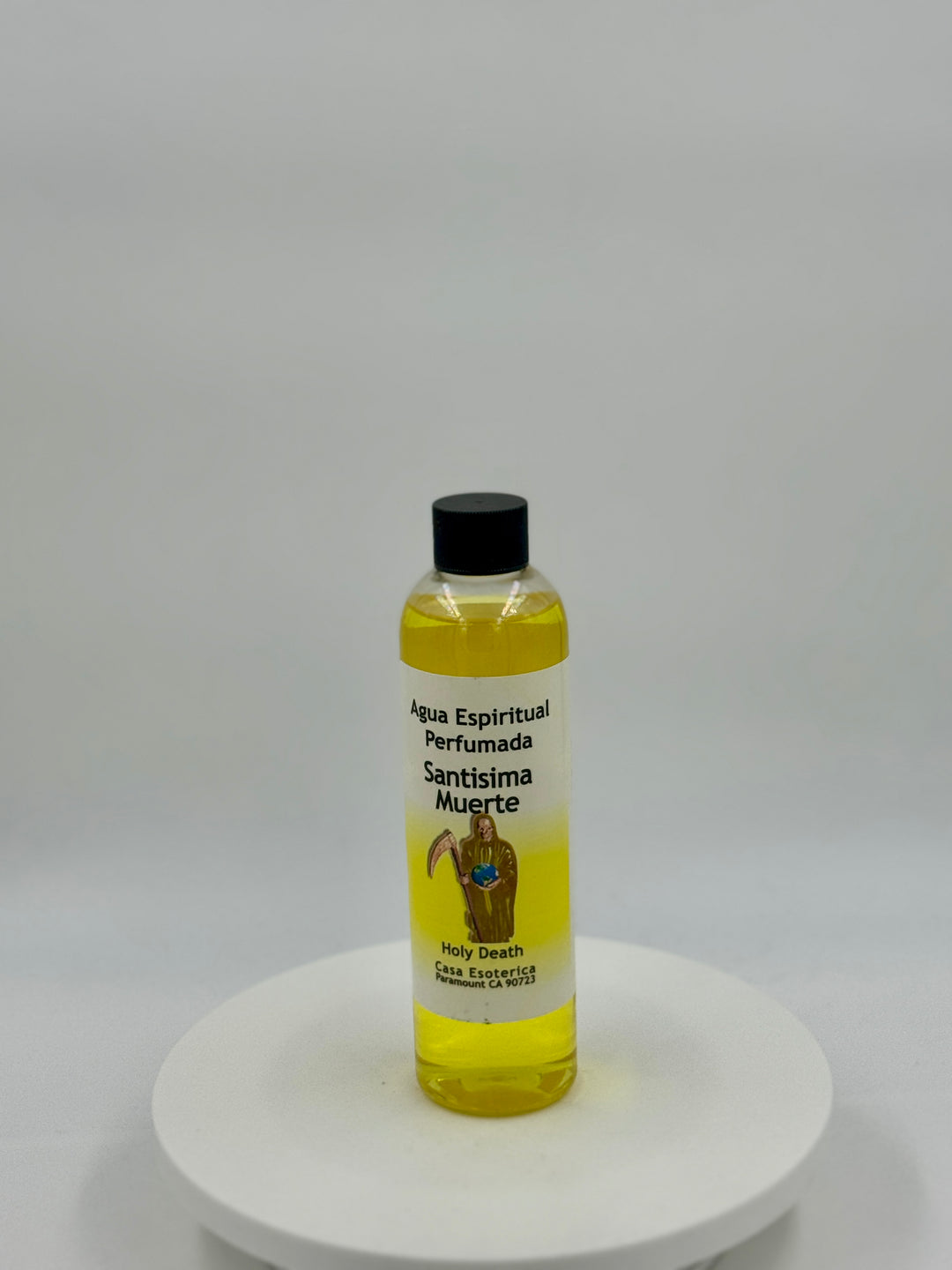 SANTA MUERTE YELLOW (SANTISIMA MUERTE AMARILLA) -Spiritual Water/Agua