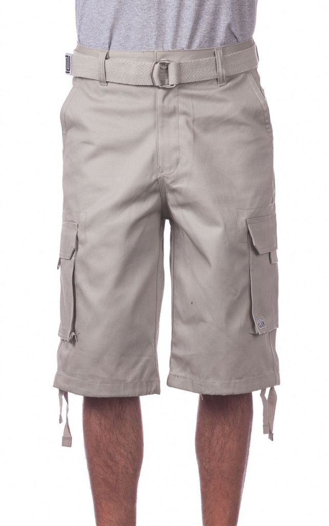 (SAND) Twill Cargo Shorts