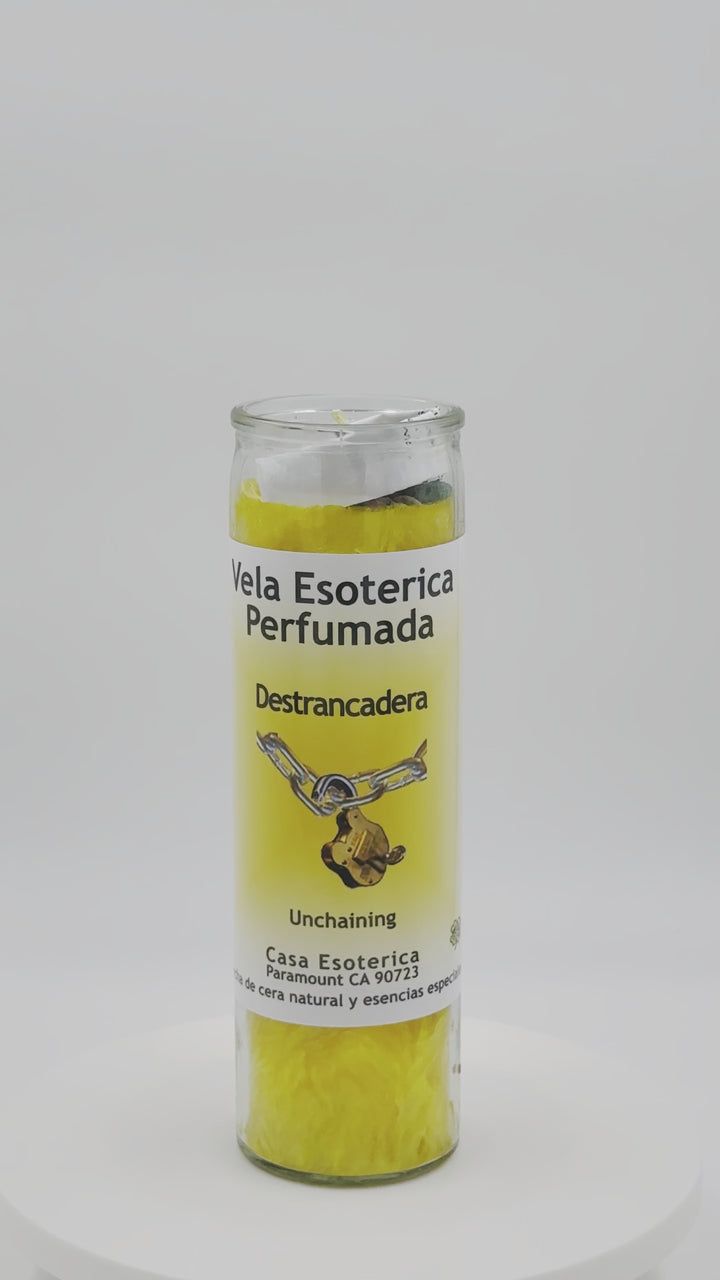 UNCHAINING/UNBLOCKING (DESTRANCADERA) -Palm Wax Candle/Vela