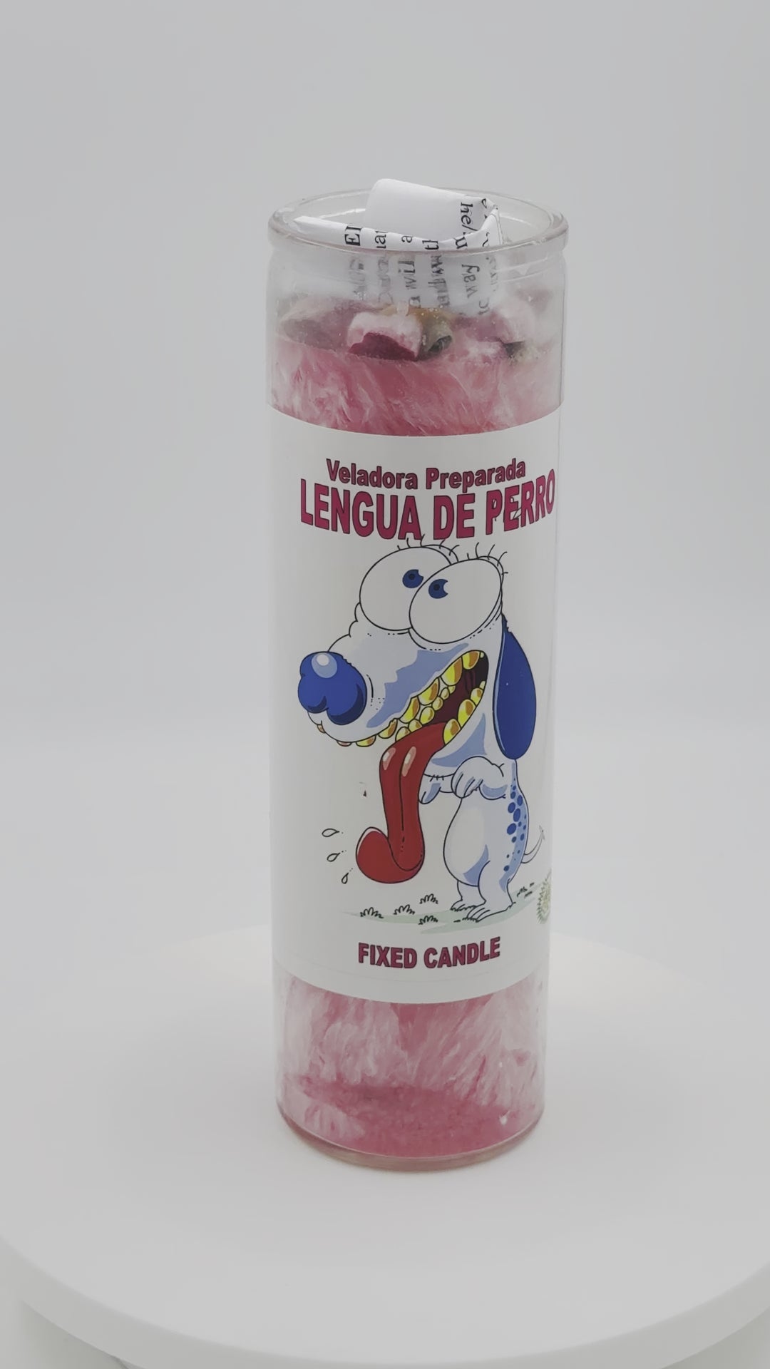 DOG TOUNGE(EDIT) (LENGUA DE PERRO) -Palm Wax Candle/Vela