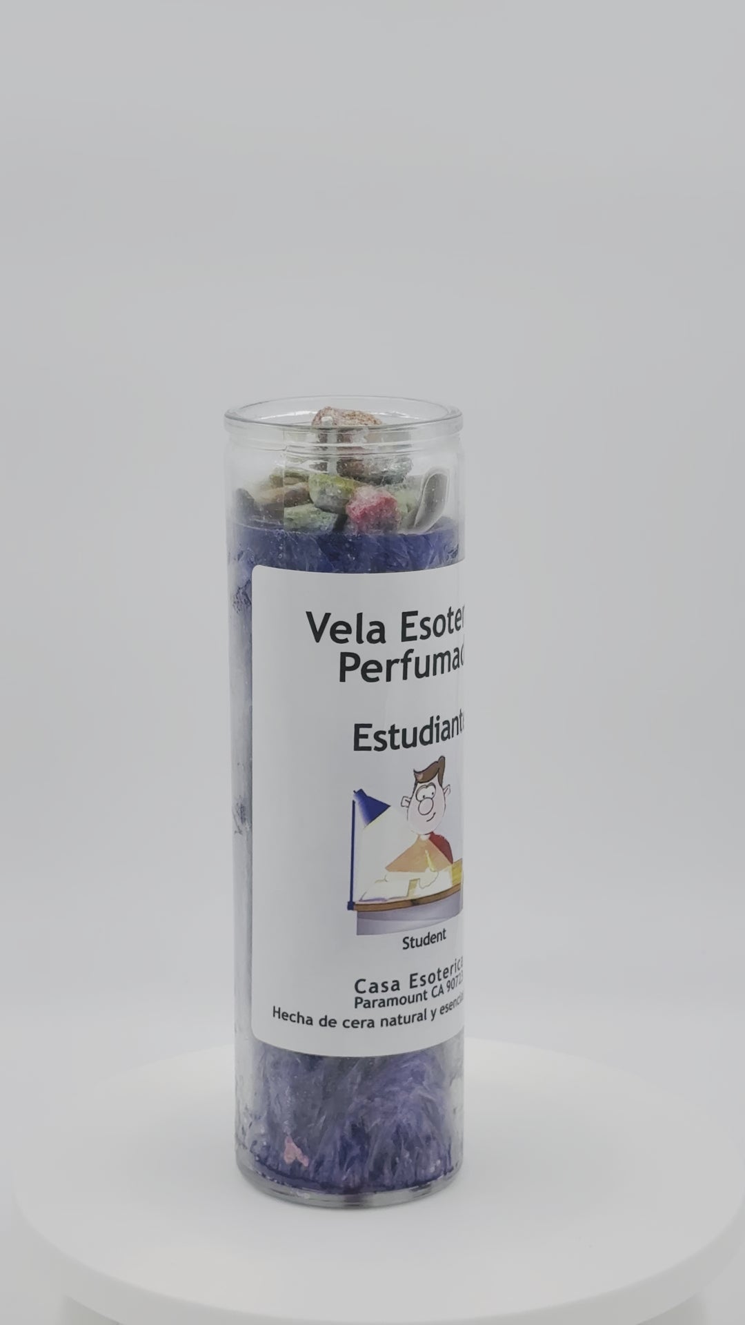 STUDENT (ESTUDIANTE) -Palm Wax Candle/Vela