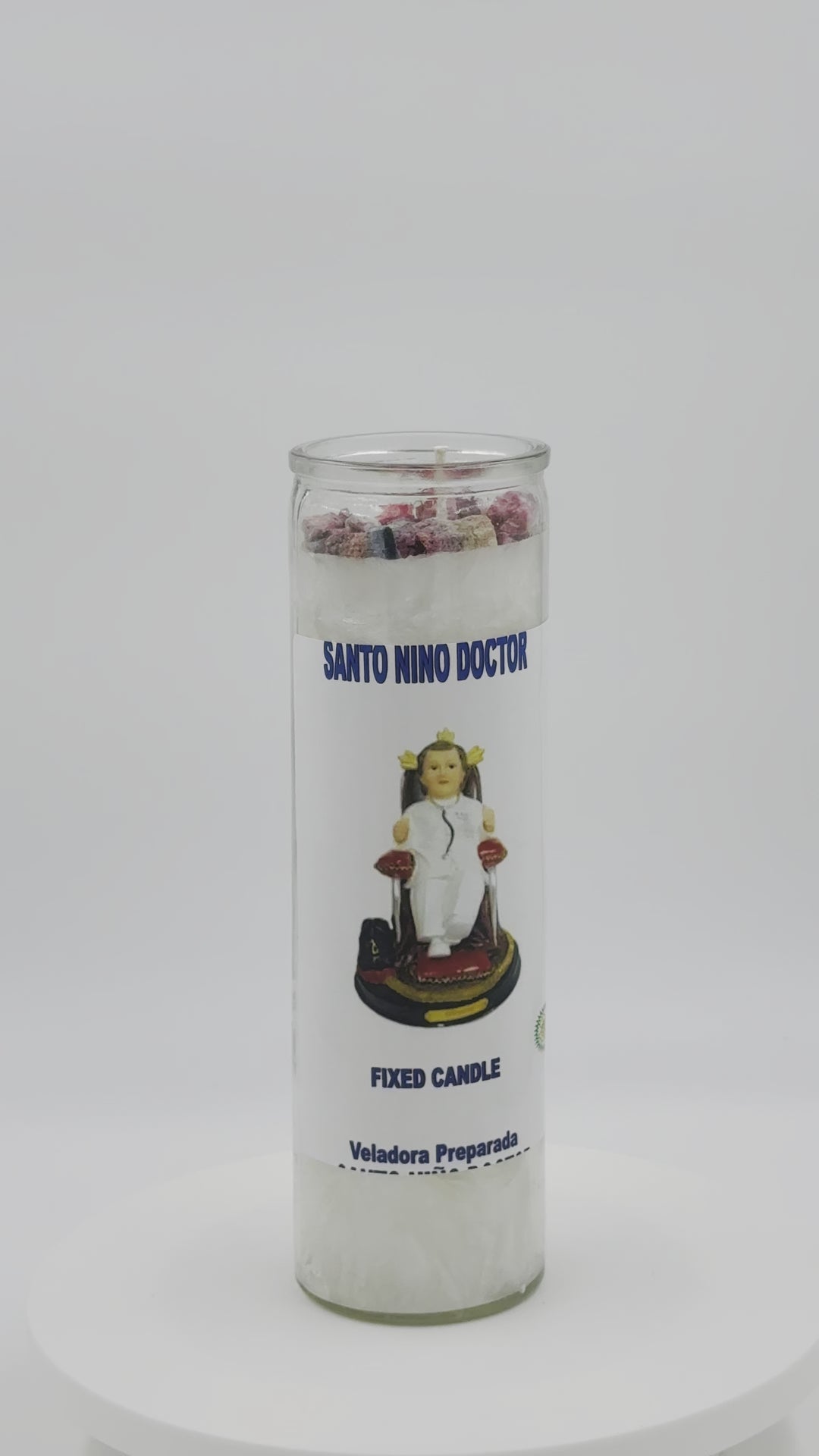 SANTO NINO DOCTOR -Palm Wax Candle/Vela