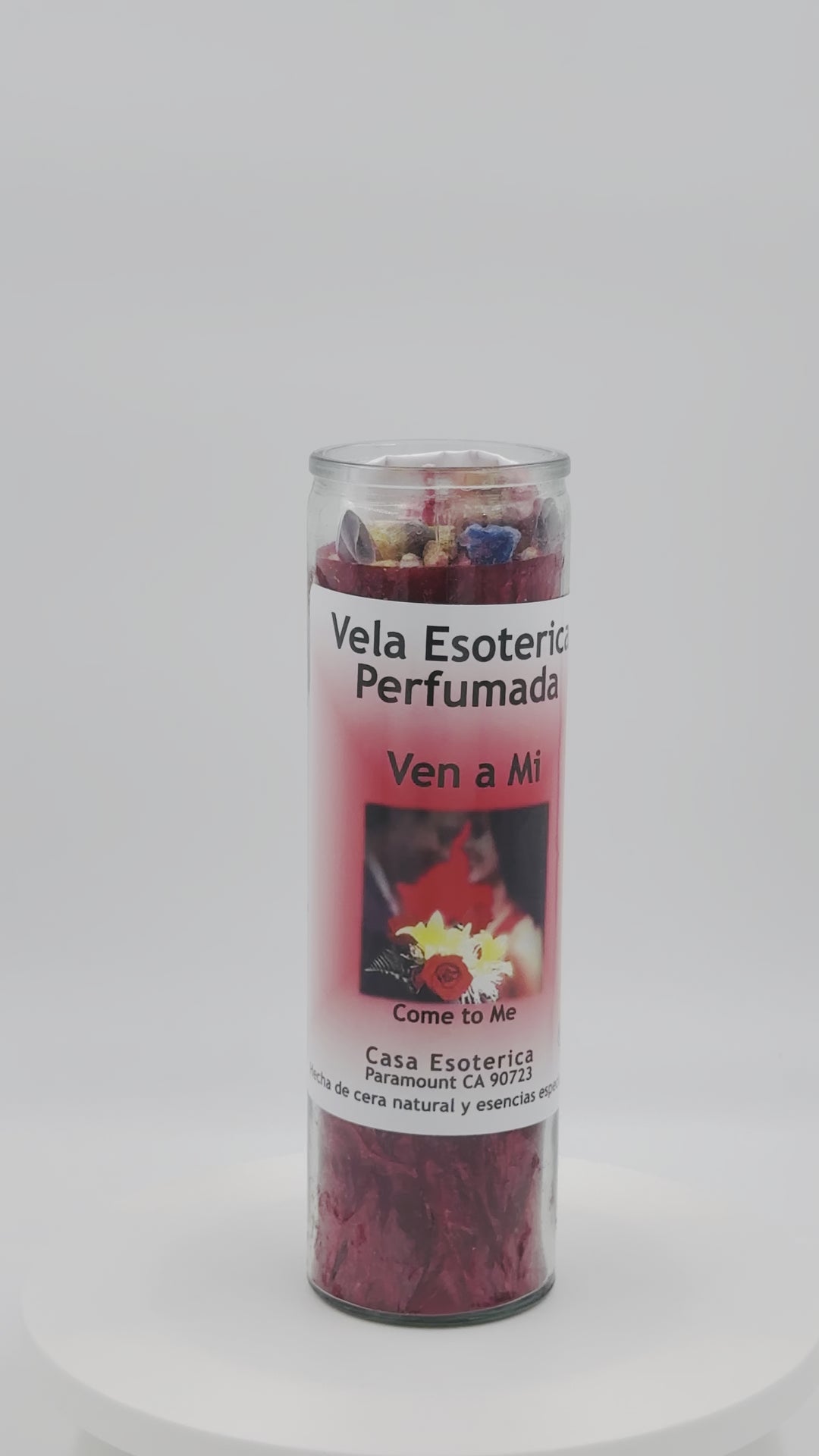 COME TO ME (VEN A MI) -Palm Wax Candle/Vela
