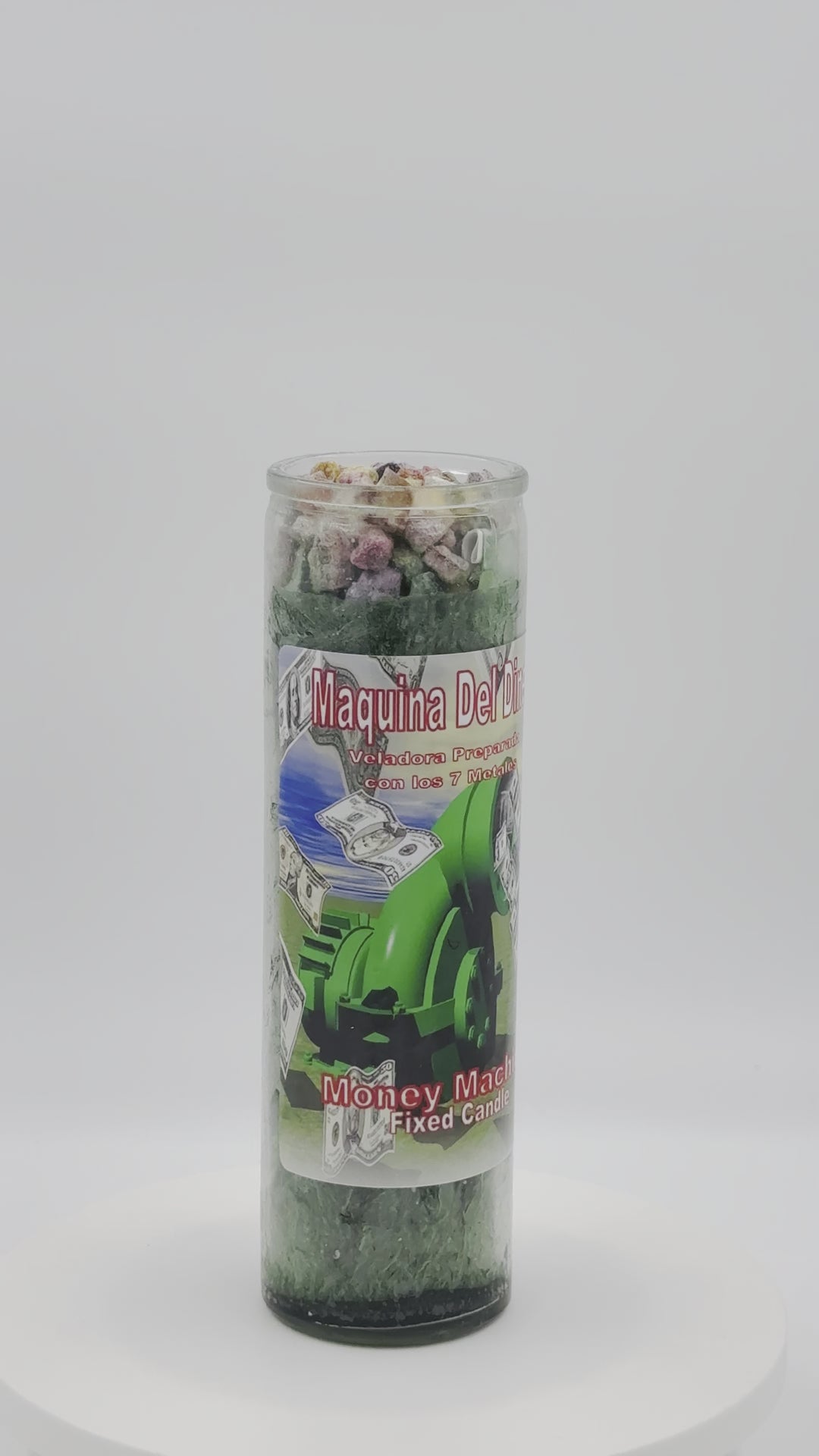 MONEY MACHINE (MAQUINA DE DINERO) -Palm Wax Candle/Vela