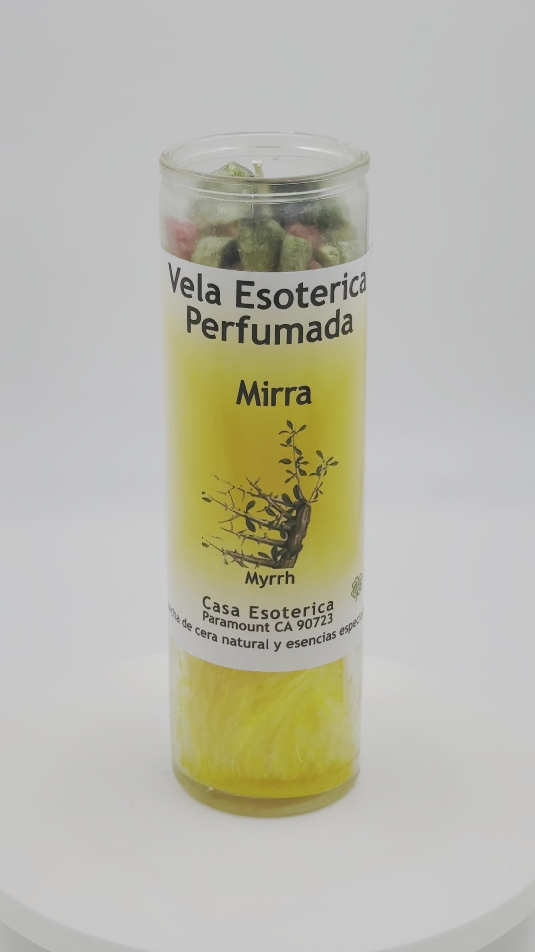 MYRRH (MIRRA) -PALM WAX CANDLE