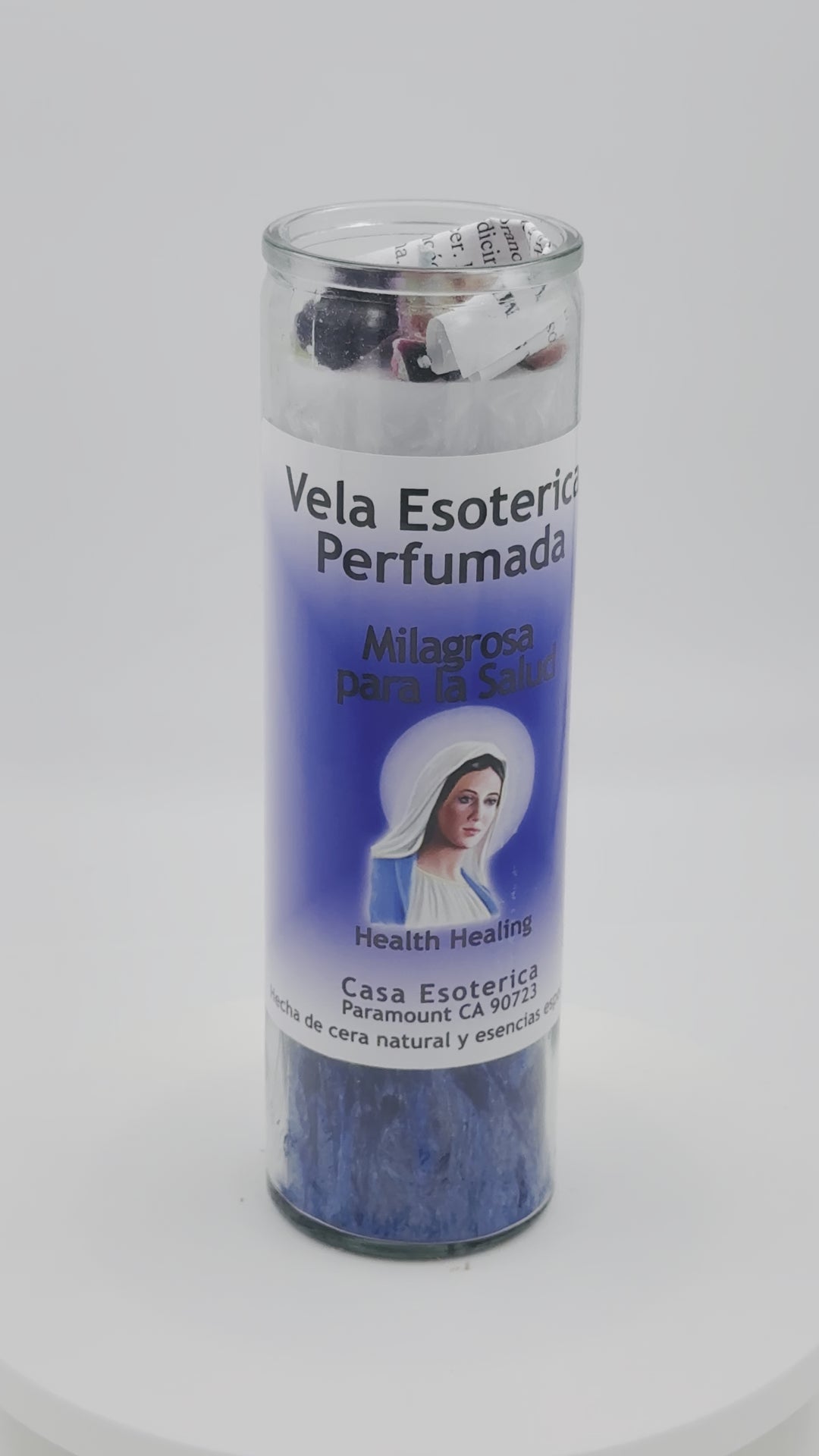 HEALTH HEALING (MILAGROSA PARA LA SALIDA) -Palm Wax Candle/Vela