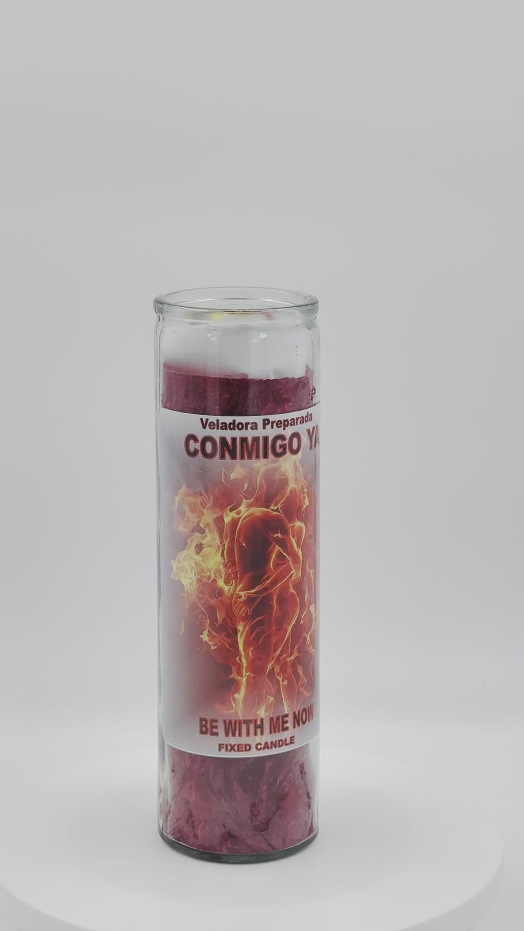 BE WITH ME NOW (CONMIGO YA) -Palm Wax Candle/Vela