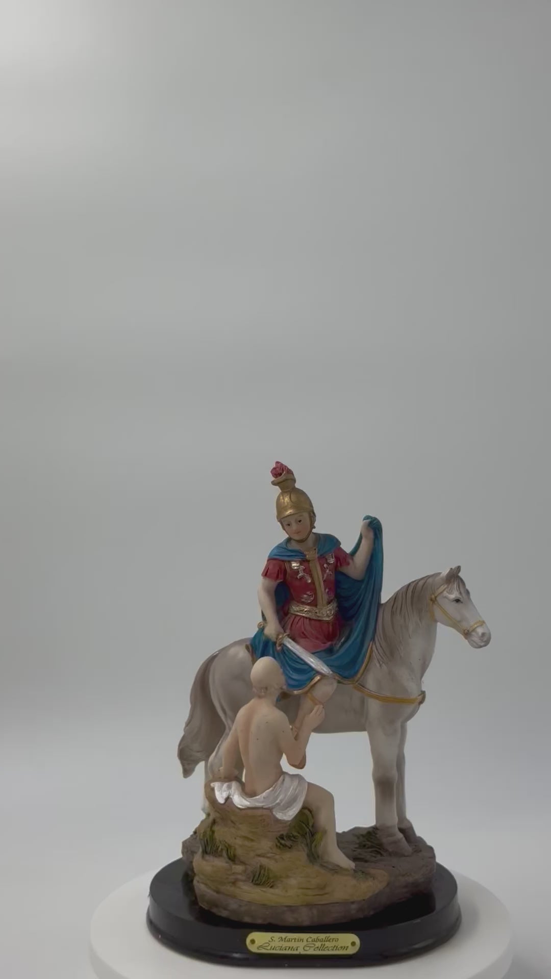 SAN MARTIN CABALLERO -Statue 8"