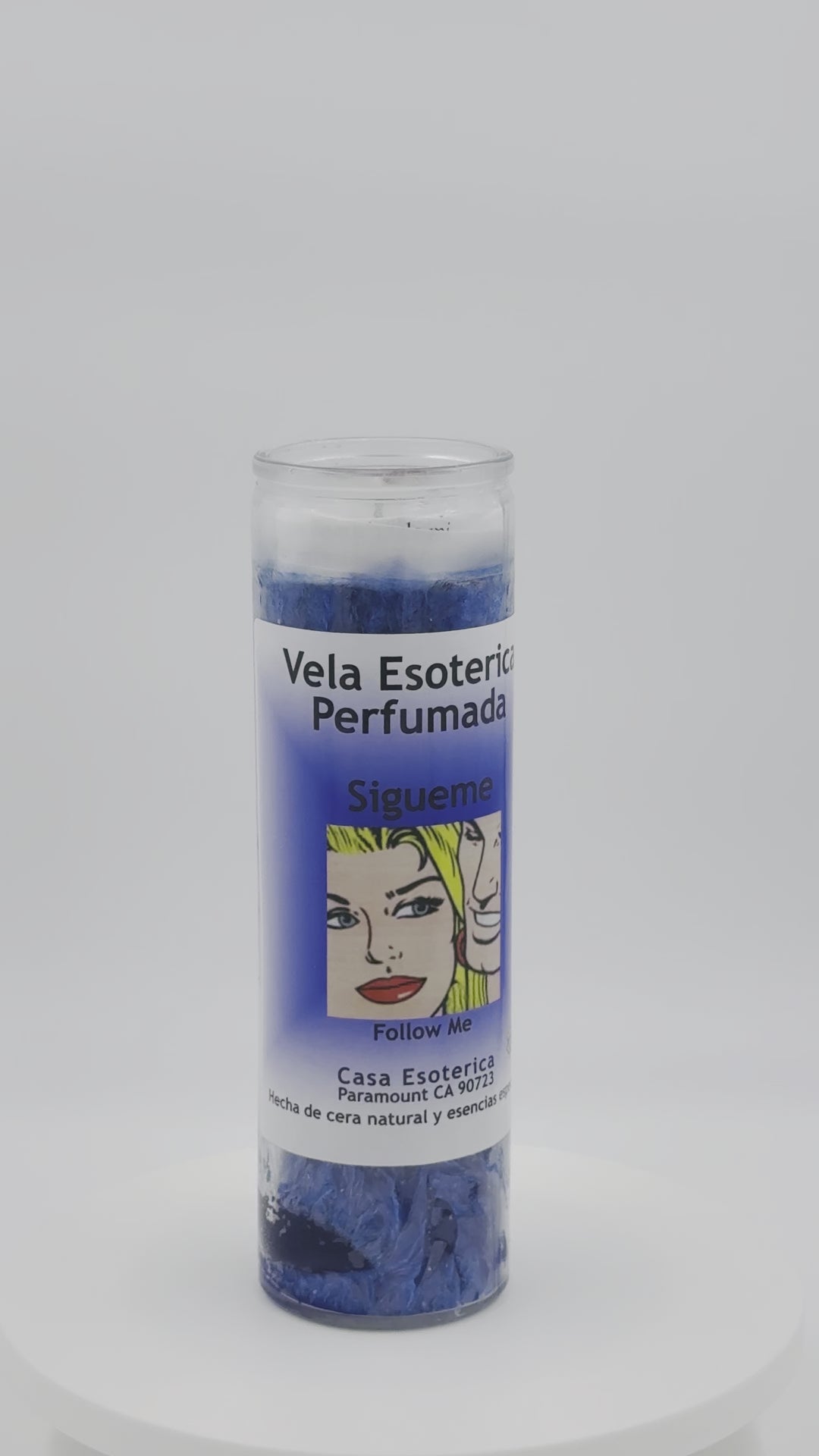 FOLLOW ME (SÍGUEME) -Palm Wax Candle/Vela