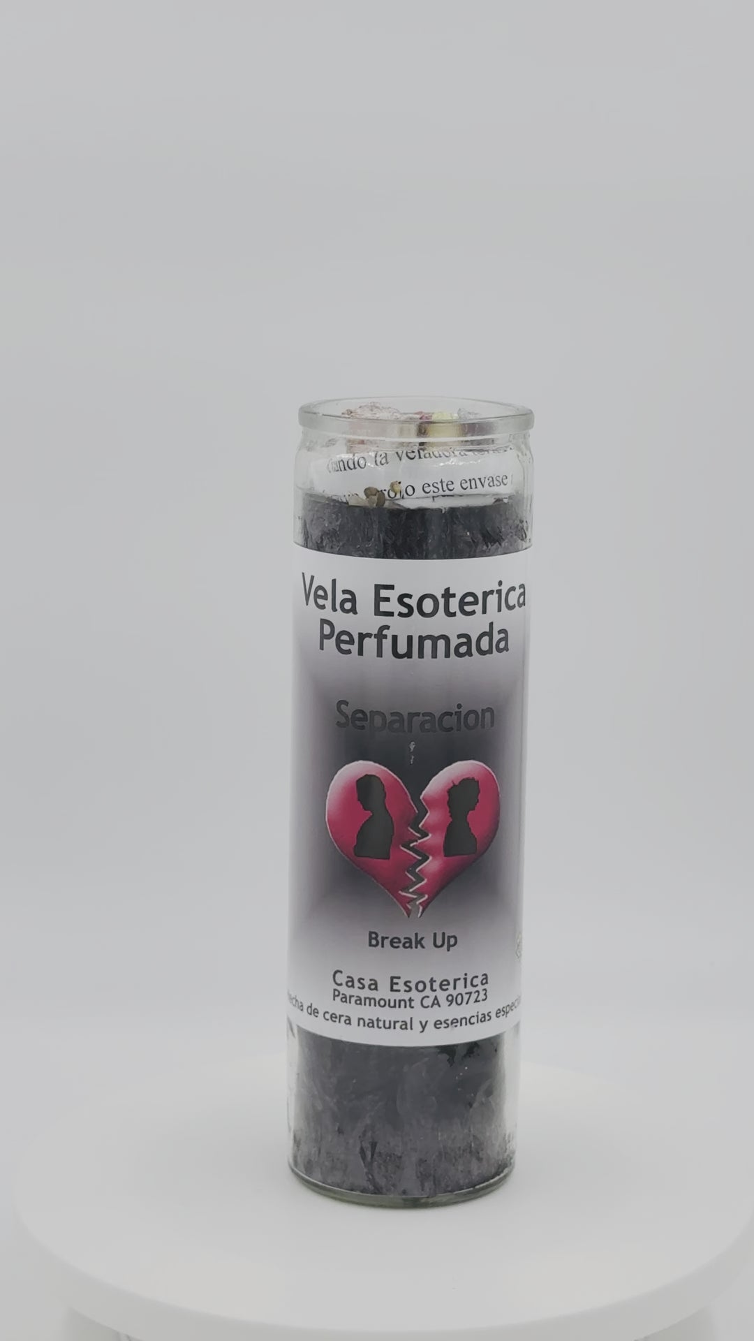 BREAK UP (SEPARACION) -Palm Wax Candle/Vela