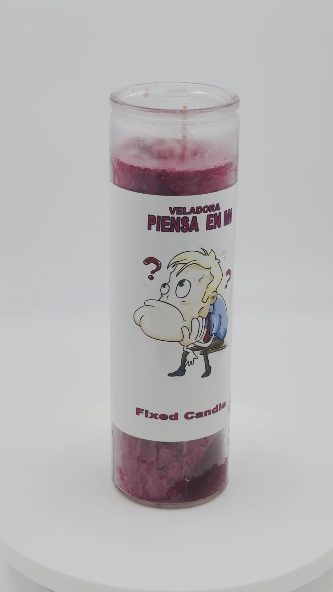 THINK OF ME (PIENSA EN MI) -Palm Wax Candle/Vela