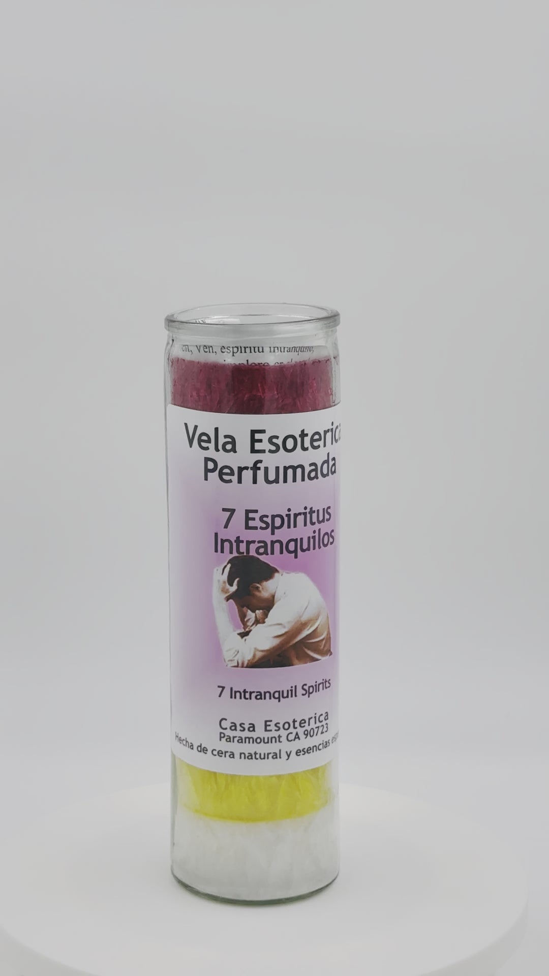 TRANQUIL (TRANQUILO) -Palm Wax Candle/Vela