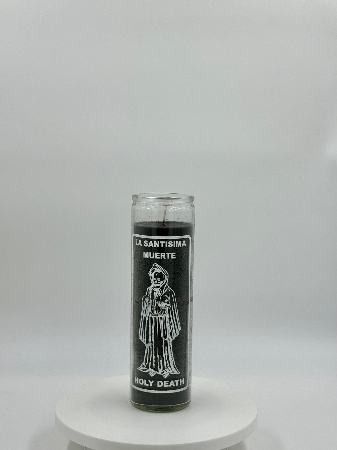 HOLY DEATH (SANTA MUERTE) BLACK -Candle/Vela