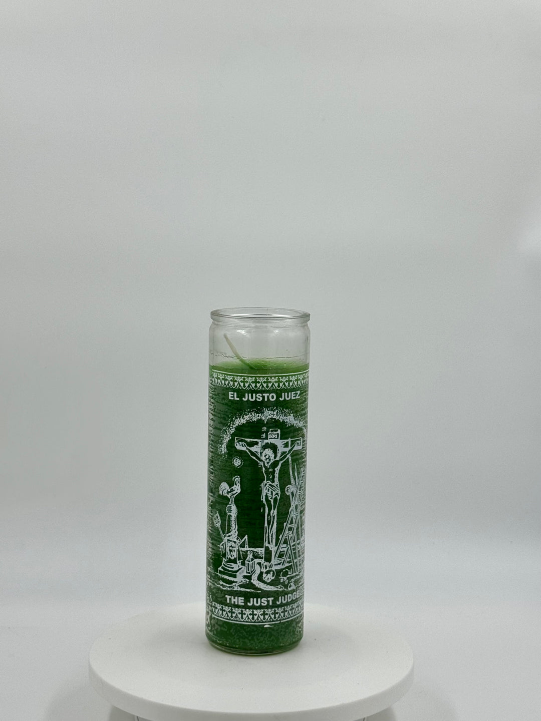 JUST JUDGE (JUSTO JUEZ) GREEN -Candle/Vela