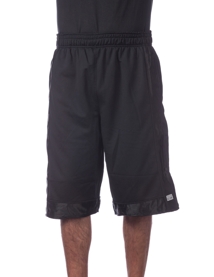 (BLACK) Heavyweight Mesh Basketball Shorts