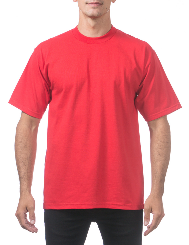 (RED) Men's Heavyweight Short Sleeve Tee TALL