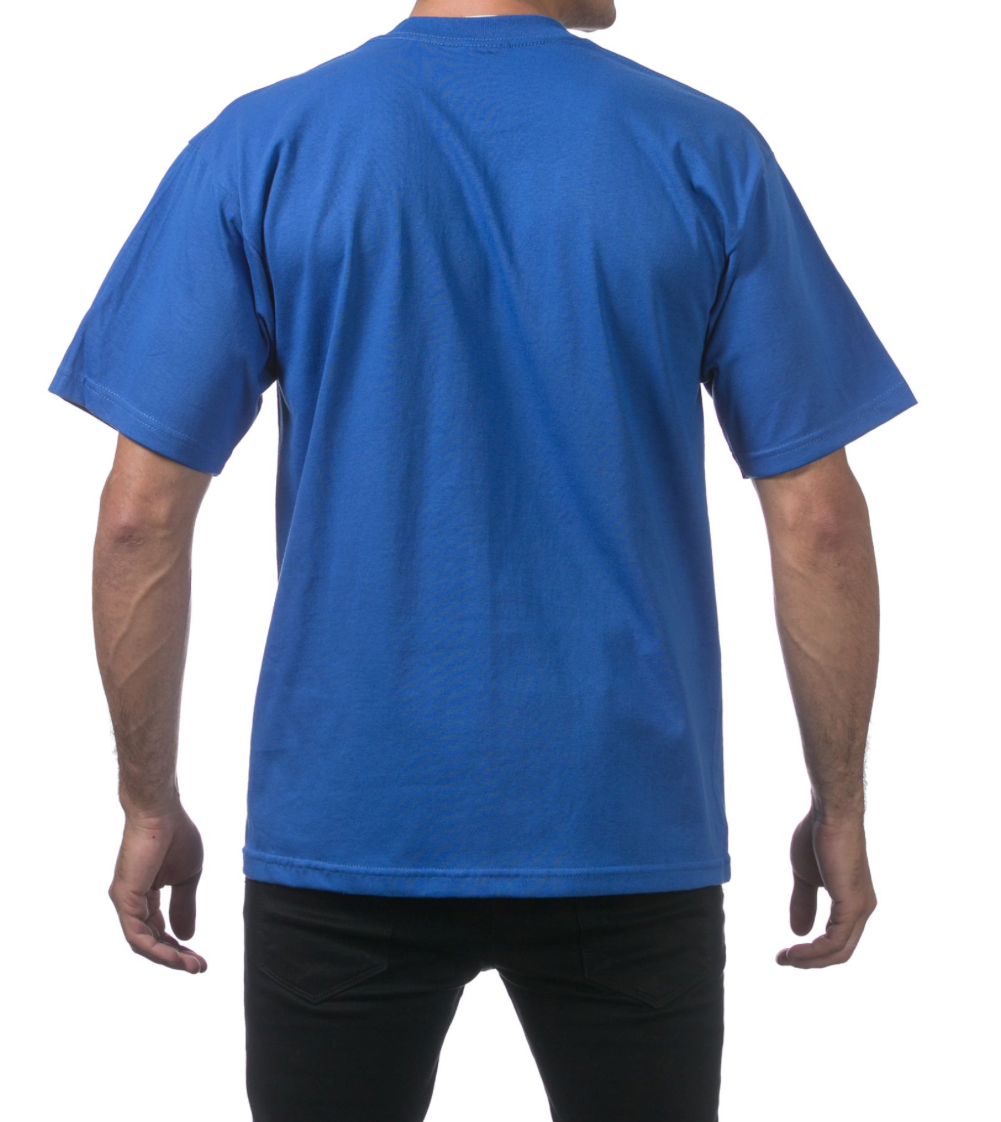 (ROYAL BLUE) Men's Heavyweight Short Sleeve Tee