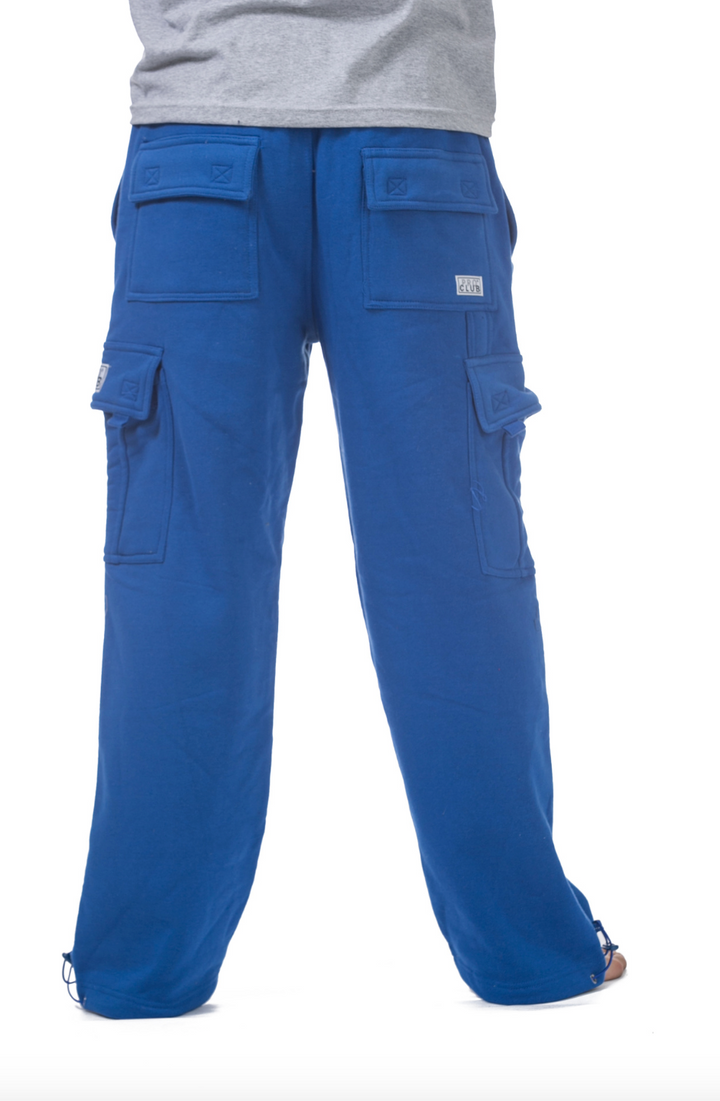 (ROYAL BLUE) Heavyweight Fleece Cargo Pants