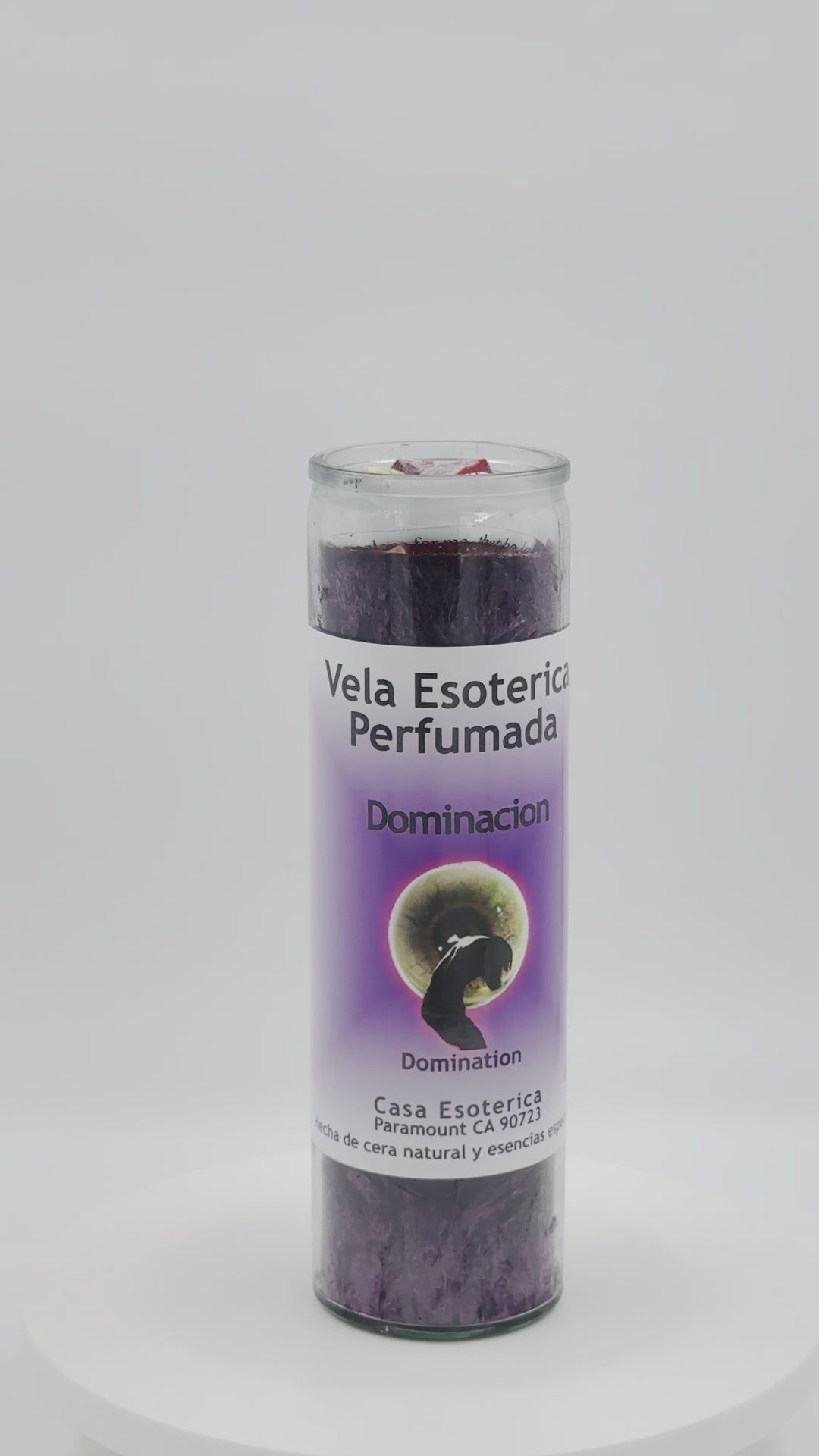 DOMINATION (DOMINACION) -Palm Wax Candle/Vela