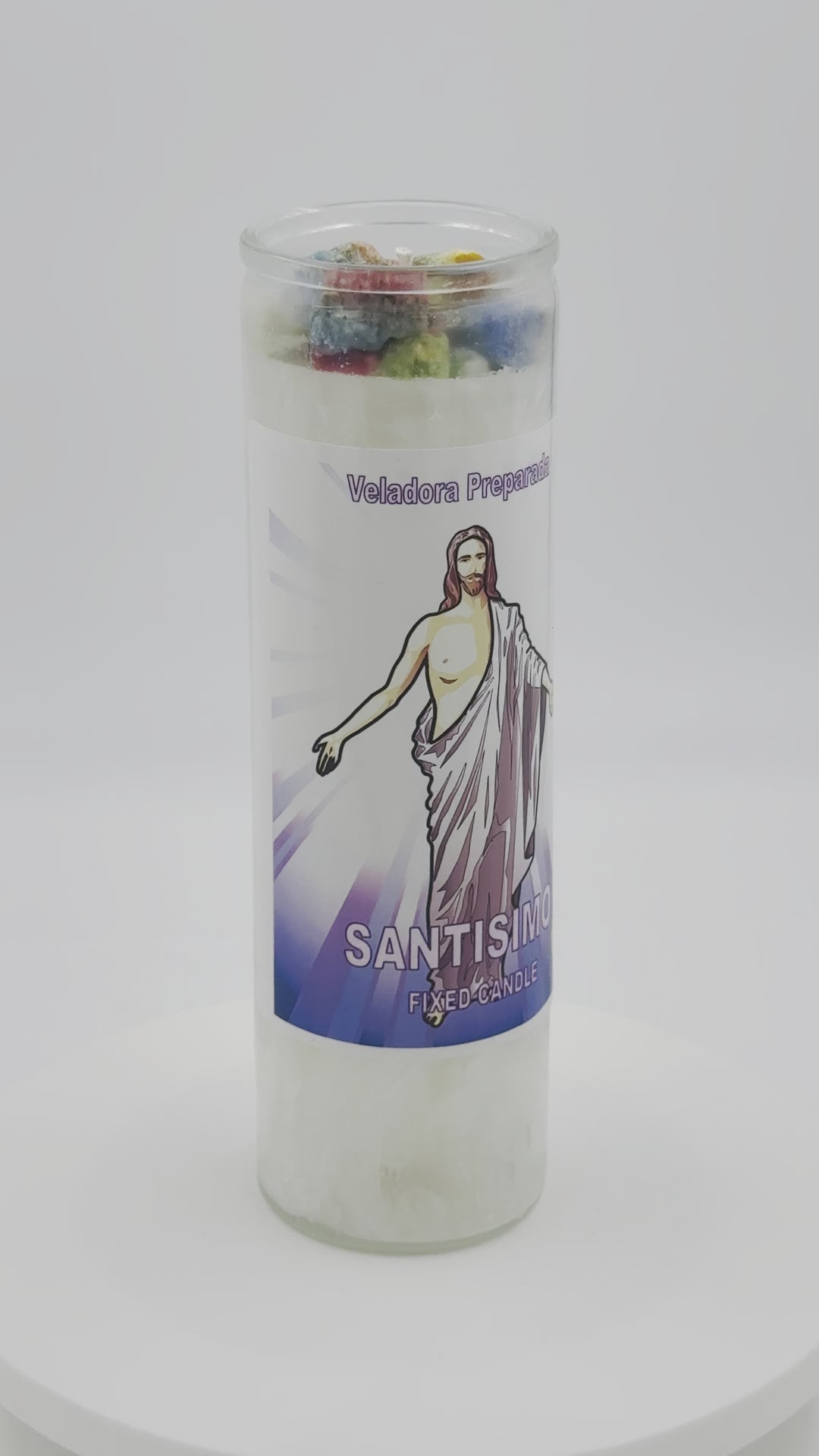 SANTISIMO -Palm Wax Candle/Vela