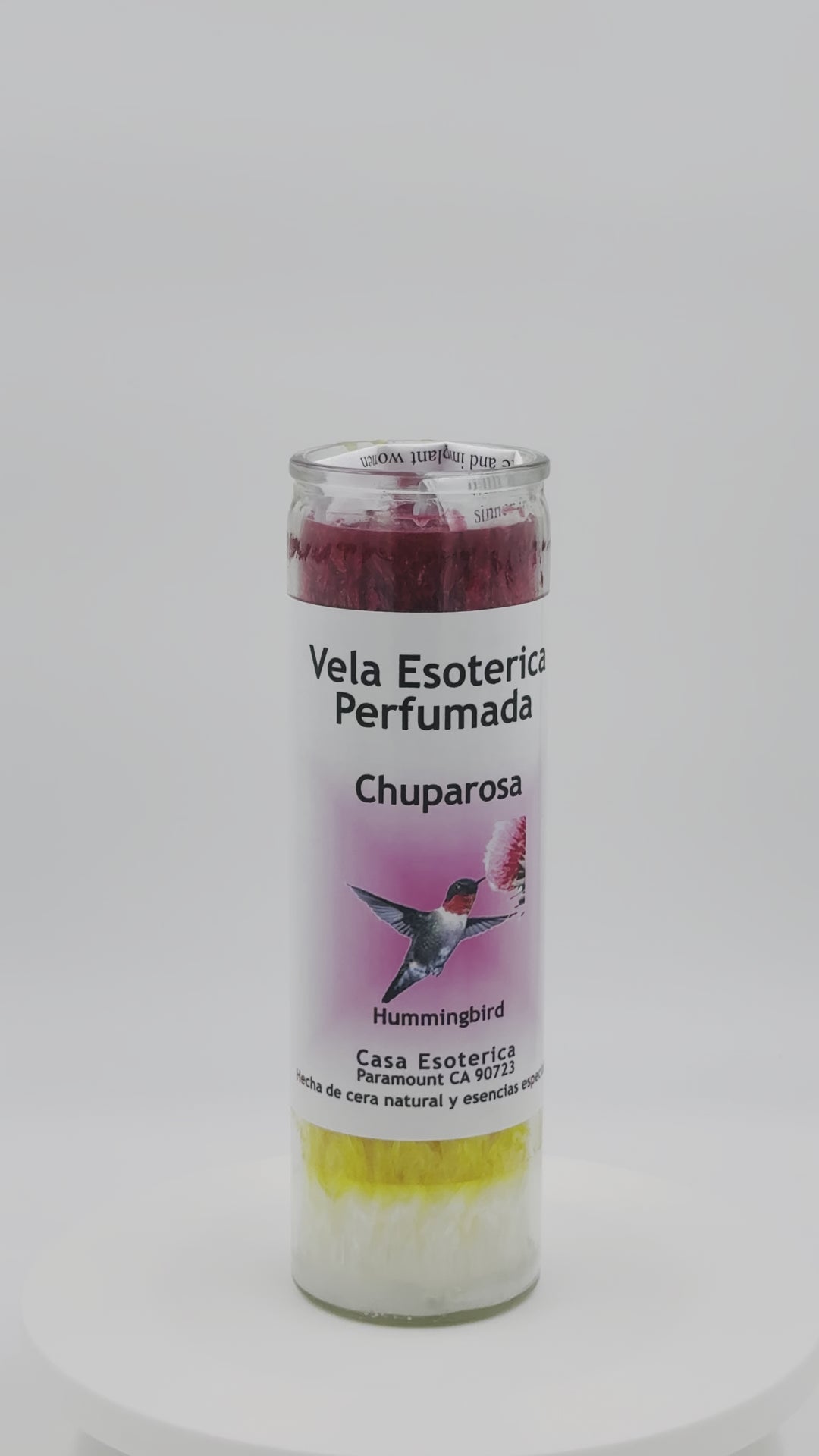 HUMMING BIRD (CHUPARROSA) -Palm Wax Candle/Vela