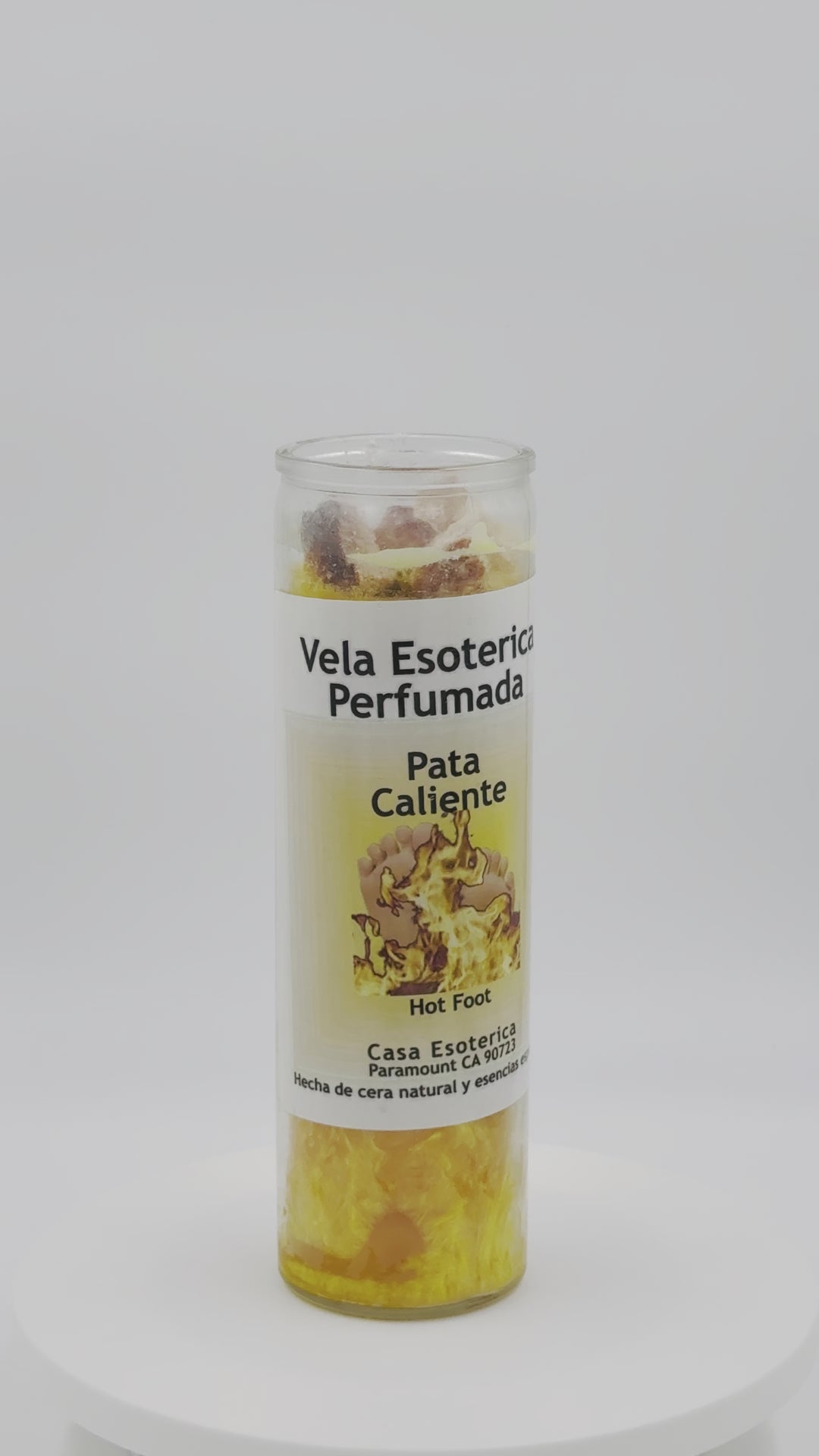 HOT FOOT (PATA CALIENTE) -PALM CANDLE