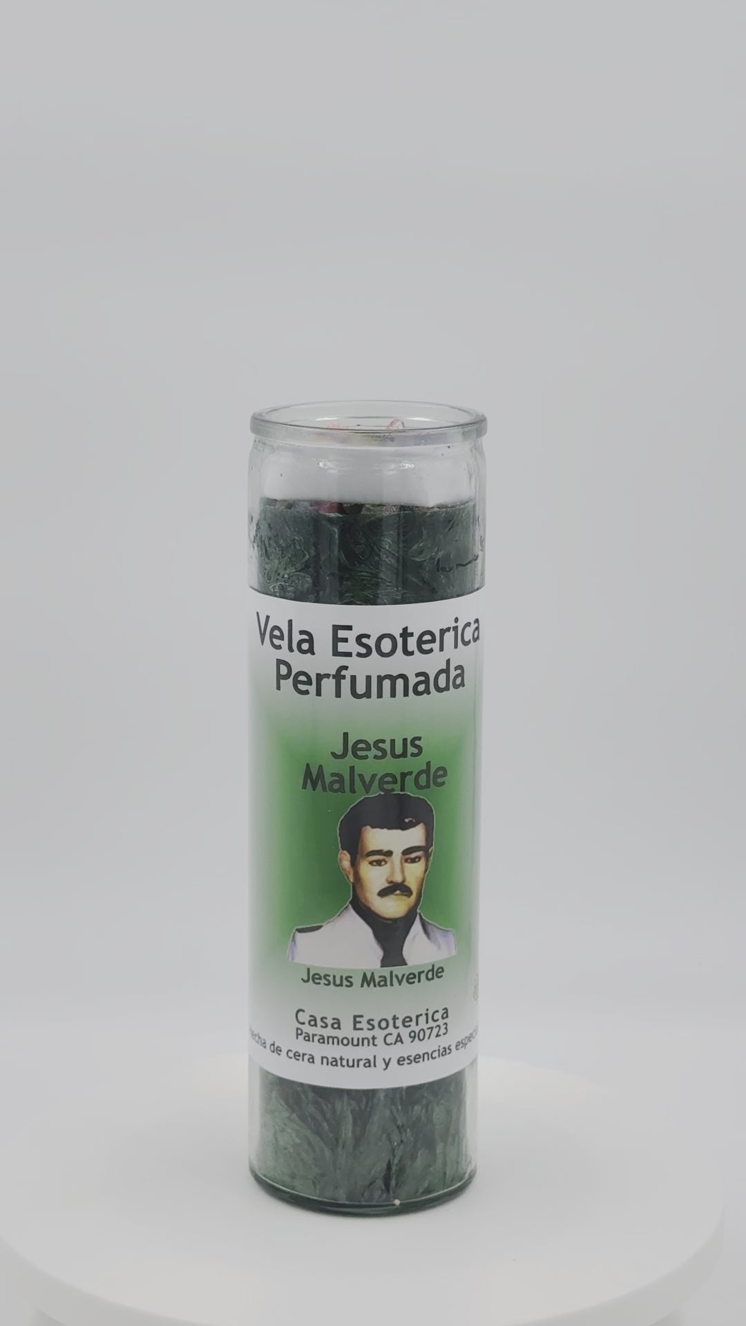 JESUS MALVERDE -Palm Wax Candle/Vela