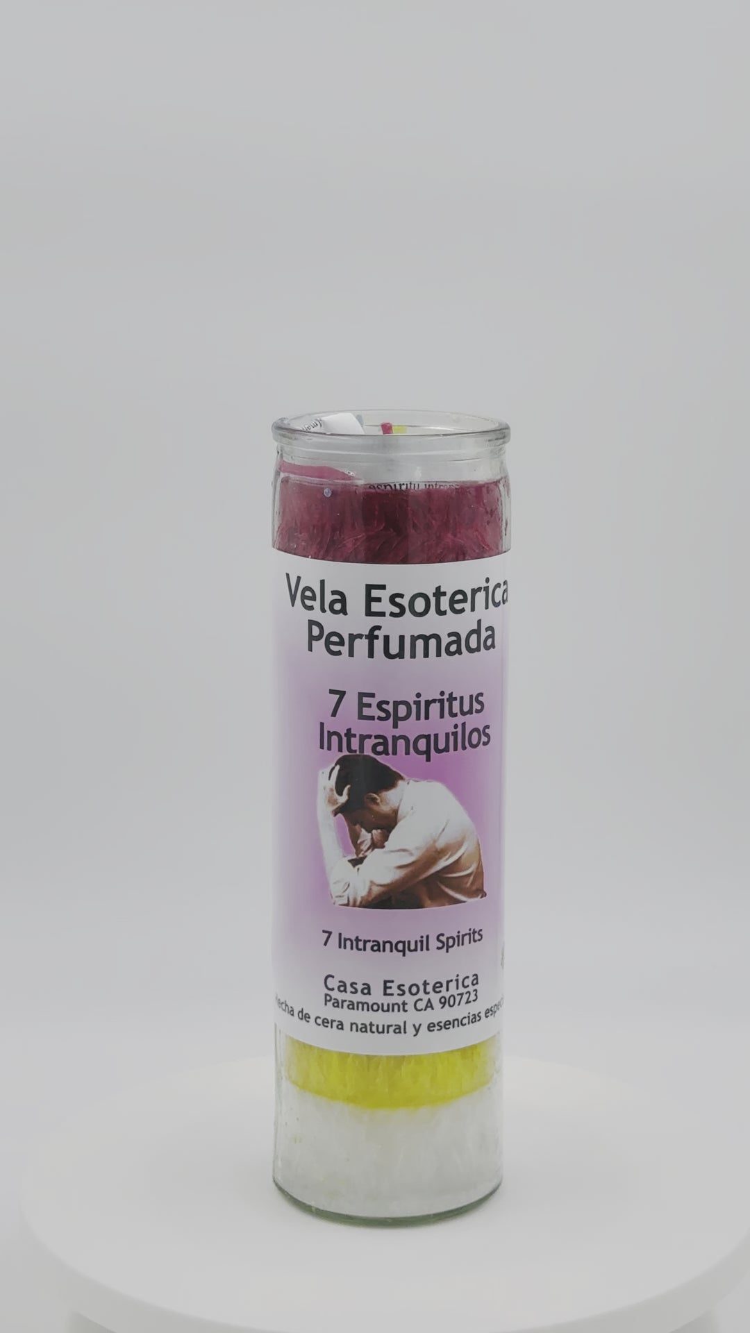 INTRANQUILO -Palm Wax Candle/Vela